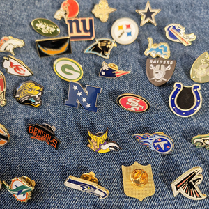 Football-Liga-Abzeichen Brosche N FL Miami Dolphins Arizona Cardinals Seattle Galvanisierter Epoxy-Pin - Product Image 5