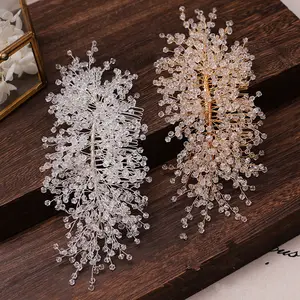 MLTS119 Hoge Kwaliteit Handgemaakte Crystal Haircomb Bridal Crystal Haar Kam Bruiloft Haar Accessoires