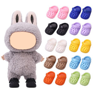 Holey <span class=keywords><strong>รองเท้า</strong></span>ตุ๊กตา Bubu <span class=keywords><strong>รองเท้า</strong></span>สไตล์ <span class=keywords><strong>Crocs</strong></span> <span class=keywords><strong>รองเท้า</strong></span>สไตล์ holey พื้น<span class=keywords><strong>รองเท้า</strong></span>ตุ๊กตา lafufu ขนาด15ซม. และ17ซม. - Product Image 1