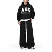 Sweat à capuche surdimensionné personnalisé pour homme, épais, à épaules tombantes, avec logo imprimé en relief, style streetwear
