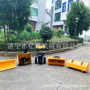 Walk Behind Floor <b>Sweeper</b> 42 In Gasoline <b>Powered</b> Push Type For Workshop Warehouse Cleaning - Product Image 4