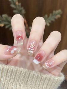 Puntas de <span class=keywords><strong>Uñas</strong></span> de Gel Suave Semicuradas con <span class=keywords><strong>Base</strong></span> Recubierta de Gel UV, No Requiere Curado, Simplemente Aplicar Pegamento y Presionar sobre las <span class=keywords><strong>Uñas</strong></span> - Product Image 5