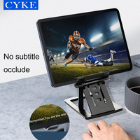 CYKE support de téléphone Portable réglable, support de bureau universel Portable en Silicone Abs antidérapant pliable pour téléphone TC03