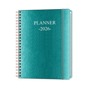 <b>A5</b> Leather Coil <b>Notebook</b> with Printed Design Horizontal <b>Line</b> & Ruler Eco-friendly Student Diary Customized Logo - Product Image 6
