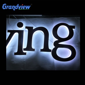 Letras Gigantes 3D de Acero Inoxidable con Iluminación LED para Tiendas y Oficinas, Letrero Electrónico - Product Image 5