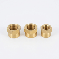 Bouchon de tuyau hexagonal femelle NPT en laiton, capuchon d'extrémité fileté NPT femelle pour l'étanchéité des conduites pneumatiques, d'eau, de gaz et d'huile