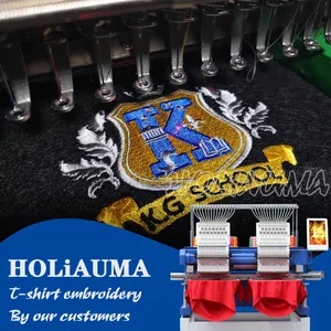 Çin üst satış HOLiAUMA bilgisayar makine nakış tasarımları kullanılan otomatik nakış makinesi tajima toyota japonya parçaları