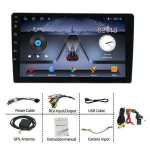 7 9 10 pouces voiture jouer Android Radio multimédia CarPlay Android Auto 2 din récepteur stéréo <span class=keywords><strong>lecteur</strong></span> 2DIN GPS 4 8 Core 4G 64G - Product Image 6