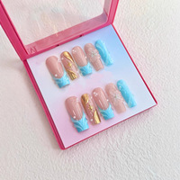 Ongles artificiels réutilisables de qualité supérieure, ongles press-on réutilisables, couverture complète, OEM ODM