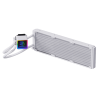 Ventilateurs RGB haute performance, refroidisseur de processeur liquide, excellente dissipation thermique, dissipateur thermique en aluminium personnalisé, boîtier d'ordinateur de jeu, fluide