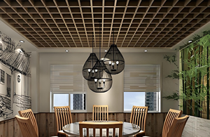 Vente en gros d'usine, nouveau design, matériaux de construction écologiques, plaques de contreplaqué en aluminium, panneaux de <span class=keywords><strong>plafond</strong></span> artistiques pour maison, centre commercial, bureau, public - Product Image 3