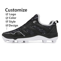 Chaussures de baseball de luxe en métal moulé sur mesure fabriquées en Chine avec semelle intermédiaire en EVA et doublure en mesh pour hommes – Idéales pour l'été
