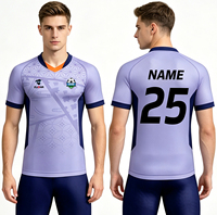 Camiseta de Fútbol Personalizada de Alta Calidad con Impresión Digital, Sublimación, Poliéster, Múltiples Colores, Maillot de Fútbol