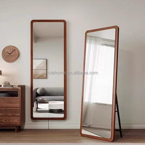 Tùy Chỉnh Lớn Gỗ Đóng Khung Gương Đầy Đủ Chiều Dài Dài Cơ Thể Mặc Quần Áo Tường Gương Cho Phòng Khách Trang Trí Nội Thất - Product Image 2
