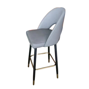Vente en gros chaise <span class=keywords><strong>de</strong></span> <span class=keywords><strong>bar</strong></span> haute en cuir <span class=keywords><strong>de</strong></span> loisirs avec dossier tapisserie moderne en <span class=keywords><strong>bois</strong></span> métal <span class=keywords><strong>acier</strong></span> <span class=keywords><strong>tabouret</strong></span> <span class=keywords><strong>de</strong></span> <span class=keywords><strong>bar</strong></span> pour café <span class=keywords><strong>bar</strong></span> maison cuisine bistro - Product Image 4