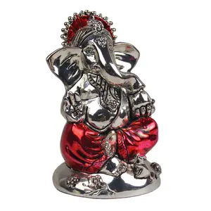 Wholesale Resin Ganesha Statue Handcraft Hindu God Sculpture Tabletop Decor Indian God Custom