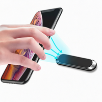 Support magnétique pour téléphone portable, rotation à 360 degrés, mini support mural universel, support de téléphone pour voiture, lit, bureau, alliage de zinc
