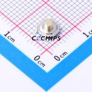 K2-1187SQ-F5SW-06 Tactile Switch SMD-4P,5.2x5.2mm Switch 3.5N Vertical Mount 5.2mm 5.2mm - Product Image 1