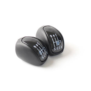 Pommeau de levier de vitesse en cuir noir et plastique, 5 ou 6 vitesses, ergonomique, pour Renault Laguna - Product Image 5