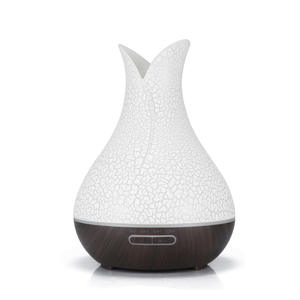 JCYS Ultrasonic Aroma <b>Diffuser</b> 0.5L Home Office Desk Essential <b>Oil</b> Humidifier With Light Wood Grain Base - Product Image 2