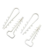 Serre-câbles en nylon à barbelures en forme de U et de T, clips en plastique pour câbles, boucles de fixation épaissies pour câbles de chauffage au sol, en stock