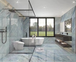Luxury Brazilian <strong>Blue</strong> <strong>Marble</strong> Slab Polished Celeste Stone for Modern Kitchen for <strong>Countertop</strong> Island Table Wall in Indoor Use - Product Image 4