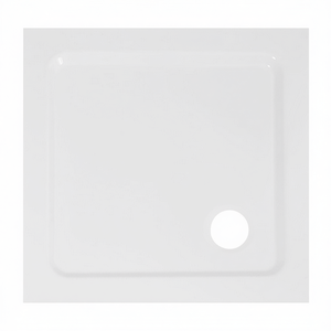 Plato de Ducha Cuadrado Plano de Tecnopolímero 76x76 cm H.3 Tipo Acrílico - Product Image 3