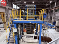 Machine de coulée continue de barres de fil de cuivre, usine de fabrication et de traitement du fil de cuivre