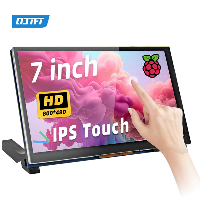 7 Inch DSI Raspberry Pi Display 800*480 Resolution IPS Capacitive Touch Screen