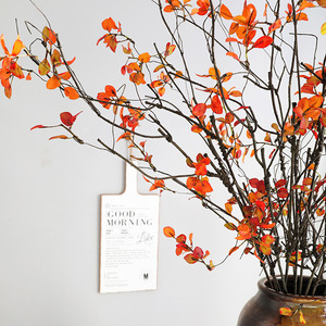 Branches artificielles en feuilles originales 100-200cm, fleurs en soie, style forêt naturelle, décoration intérieure, accessoires de mariage - Product Image 3