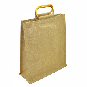 Sac en jute à poignée en canne personnalisé sacs fourre-tout personnalisés à la mode grand sac fourre-tout à deux compartiments au minimum - Product Image 1