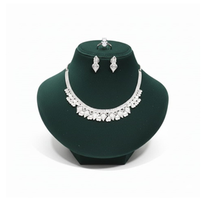 Ensemble de bijoux collier intemporel et magnifique, 4 pièces, avec collier sautoir et collier plaque, pour femmes élégantes de tous âges - Product Image 2