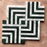Mosaïque de marbre chinoise de haute qualité en gros pour la décoration murale des salles de bain et cuisines – Projet de carrelage en marbre