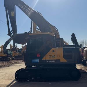 Excavatrice sur chenilles Volvo EC140 d'occasion, 14 tonnes, excavatrice hydraulique Volvo d'occasion en stock, haute qualité, à vendre - Product Image 2