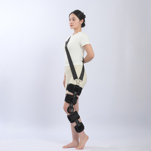 Compports Attelle de genou <span class=keywords><strong>arthrose</strong></span> réglable Stabilisateur confortable Compression mince Déchargeur en plastique Attelle de genou - Product Image 3