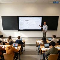 HRAY 86-дюймовая сенсорная LED-панель M2 с яркостью 350 кд, контрастностью 4000:1 и углом обзора 178 градусов для офисных конференций, OEM/ODM