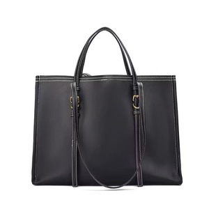 Sac fourre-tout <span class=keywords><strong>ZA</strong></span> surdimensionné pour femme, sac de travail en cuir PU souple, sac à main pour femme, prix de gros, sac hobo de créateur - Product Image 2