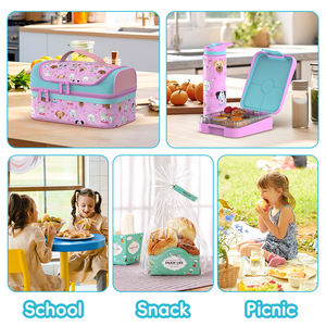 Sacs à lunch isothermes pour enfants personnalisés bon marché Cartoon Sac à lunch scolaire - Product Image 2