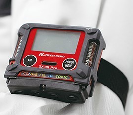 Détecteur de gaz portable Riken Keiki GX-3R Pro 5-en-1 H2S CO O2 LEL CO2, moniteur ATEX IP66/68 - Product Image 3