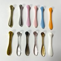 Outils de soin de la peau 2025, mini spatule cosmétique en plastique pour crème pour le visage et les yeux, cuillère, spatules de maquillage, fournisseur, logo personnalisé
