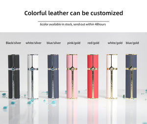 Botol semprot isi ulang parfum kulit kustom 10ml kosmetik <span class=keywords><strong>atomizer</strong></span> wewangian perjalanan isi ulang portabel logam perak - Product Image 6