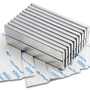 60x10x3mm חזק Neodymium בר בלוק מגנטים עם דו צדדי דבק, נדירה מתכת ארץ Neodymium מגנט - Product Image 2