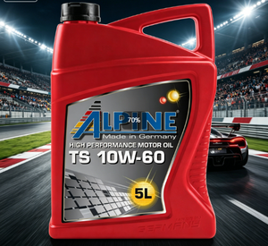 Fabriqué en Allemagne Huile moteur à base d'huile certifiée ACEA Alpine haute performance TS 10W-60 5L Lubrifiant automobile - Product Image 4