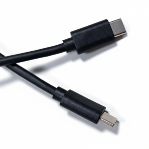 สายเคเบิล DYD-18 1 เม<span class=keywords><strong>ต</strong></span>ร <span class=keywords><strong>แบ</strong></span>บ Dual Type-C to Type-C วัสดุ PVC OD4.0 3C*7/0.12BC+11/0.16BC รองรับการชาร์จเร็ว สำหรับโทรศัพท์ แล็ปท็อป แท็บเล็ต - Product Image 1