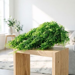 Vignes de fougères artificielles suspendues 30cm-100cm, décoration murale en plastique, verdure artificielle - Product Image 3