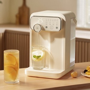 Dispensador de agua de sobremesa Jimi de 3.5L con control de temperatura de 6 niveles, calefacción, pantalla y protección con bloqueo para niños. - Product Image 1