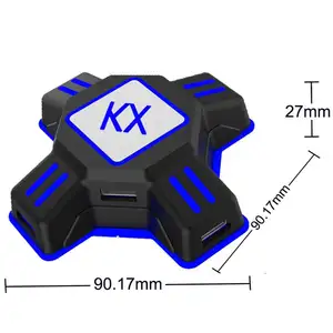 KX通用串行总线游戏控制器适配器转换器视频游戏键盘鼠标适配器，用于开关/Xbox/PS4/PS3