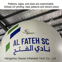 Ballon volant à l'hélium de qualité commerciale, 3 m, gonflable, télécommandé, avec lumières LED pour annonces publicitaires