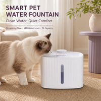 Fontaine à eau automatique pour animaux de compagnie, distributeur d'eau filtrée intelligent pour chats et chiens, débit continu d'eau fraîche