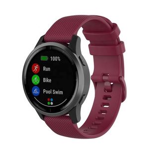 สายนาฬิกายางซิลิโคนอ่อนนุ่ม ขนาด 18 มม. 20 มม. 22 มม. สำหรับ <span class=keywords><strong>Garmin</strong></span> <span class=keywords><strong>Vivoactive</strong></span> 6/5/<span class=keywords><strong>4</strong></span> สายเปลี่ยน - Product Image 1